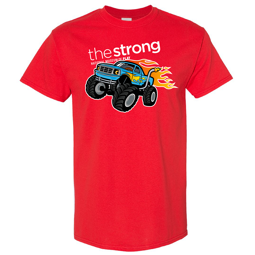 Monster Truck Adult Short Sleeve T-Shirt