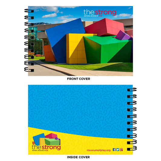 Strong Blocks Spiral Notebook