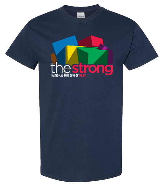 Strong Blocks Adult Short Sleeve T-Shirt