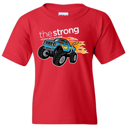 Monster Truck Youth Short Sleeve T-Shirt